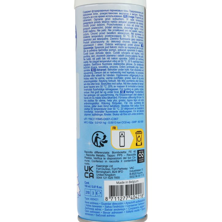 Itens Spray de neve, neve artificial, decoração de inverno, 150ml