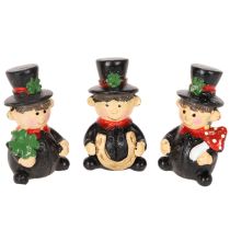 Itens Amuleto da sorte com figura de limpador de chaminés para colar, 5 cm, 6 peças