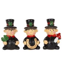 Itens Amuleto da sorte com figura de limpador de chaminés para colar, 5 cm, 6 peças