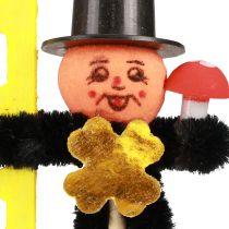 Itens Enfeites de flores para limpador de chaminés, decoração de Ano Novo, amuletos da sorte, 17 cm, 36 peças