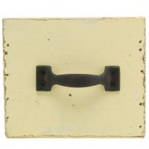 Itens Gaveta Decorativa Pobre para Plantar Madeira Amarela 12,5×12,5×10cm