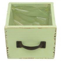Itens Gaveta de plantador verde claro shabby chic 12,5×12,5×10cm