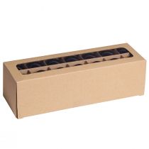 Itens Bolas de Natal pretas bolas de vidro Ø4cm 24 un