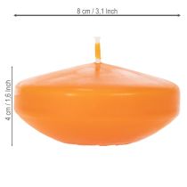 Itens Vela flutuante ideal para decoração romântica e para criar um ambiente relaxante em sua casa, 8 cm, 8 unidades.