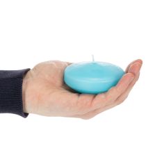 Itens Vela flutuante redonda, ideal para decoração de festas e eventos, decoração de lagos e mesas, 8 cm, pacote com 8 peças.