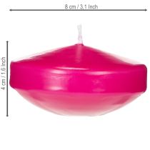 Itens Conjunto de 8 castiçais flutuantes para decoração de mesas festivas, 8 cm.