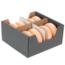 Itens Vela flutuante, ideal para uso em lagos e bacias ornamentais, 8 cm, pacote com 8 peças.