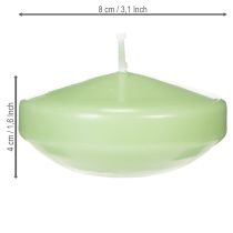 Itens Vela flutuante decorativa para ocasiões festivas e momentos especiais, 8 cm, 8 peças