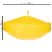 Itens Vela flutuante, elemento decorativo flutuante, uso versátil em casa e no jardim, 8 cm, 8 peças
