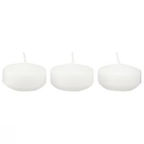 Itens Velas Flutuantes Brancas 4,5cm 28 pcs