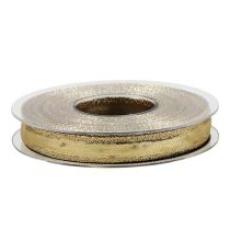 Itens Fita com fio de borda ouro 15mm 25m