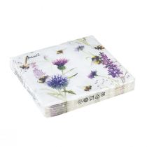 Itens Guardanapos Verão Bumblebees Abelhas Decoração 25x25cm 20 peças