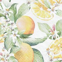 Itens Guardanapos decoração de mesa de verão decoração limão 25x25cm 20 unidades
