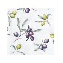 Itens Guardanapos decoração de mesa verão verde oliva roxo 25x25cm 20un