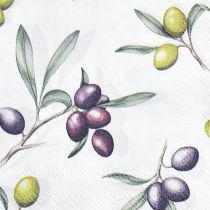Itens Guardanapos decoração de mesa verão verde oliva roxo 25x25cm 20un