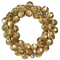 Itens Argolas para guardanapos sinos de metal dourado Ø5cm 8 un