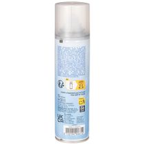 Itens Spray de neve prateado com glitter para janelas e decoração de inverno, 150ml