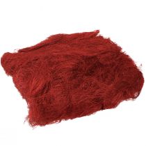 Itens Sisal vermelho bordeaux fibra natural 300g