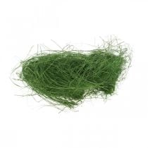 Sisal verde musgo fibra natural para decoração 300g