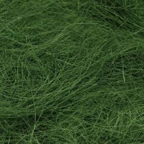 Fibra natural verde musgo sisal para decoração 300g