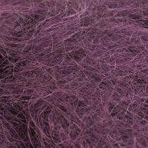 Sisal Fibra de sisal roxa para artesanato e decoração 300g