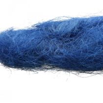 Sisal batting azul, fibras naturais 300g