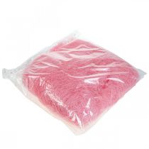 Itens Grama de sisal para artesanato, material artesanal rosa 300g
