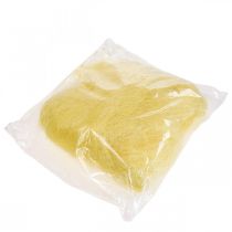 Itens Grama de sisal para artesanato, material artesanal amarelo 300g