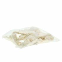 Itens Creme de coração de sisal 5cm 24 un