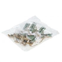 Itens Par de esqui hortelã para pendurar 13,7 cm x 7 cm 3 unidades