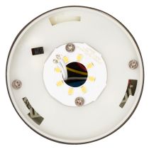 Itens Luminária solar de jardim com sensor de movimento, LED, 34 cm