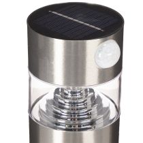 Itens Luminária solar de jardim com estaca para fixação no solo e iluminação LED, 34 cm