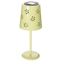 Itens Luminária de mesa solar LED com design floral, iluminação externa aconchegante, 28 cm