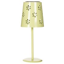 Itens Luminária de mesa solar LED com design floral, iluminação externa aconchegante, 28 cm