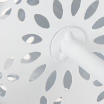 Itens Luminária de mesa solar com estampa floral para iluminação de varanda, terraço ou jardim, 28 cm