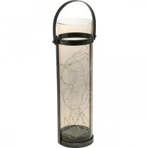 Lâmpada de jardim, lanterna solar, tubo de luz para decoração LED branco quente H35cm