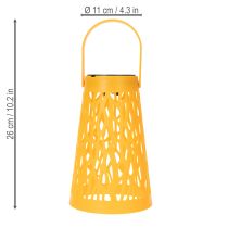 Itens Lanterna solar para uso externo, perfeita para noites aconchegantes de verão no jardim e no pátio, 26 cm, 2 peças.