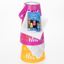 Itens Lanterna solar para uso externo, perfeita para noites aconchegantes de verão no jardim e no pátio, 26 cm, 2 peças.