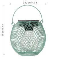 Itens Lanterna solar com iluminação LED decorativa, econômica, ideal para uso externo, 12 cm