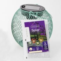 Itens Lanterna solar com iluminação LED decorativa, econômica, ideal para uso externo, 12 cm