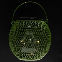 Itens Lanterna solar LED redonda, perfeita para jardim ou pátio, iluminação aconchegante, 12 cm