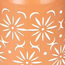 Itens Lanterna solar com desenho floral para noites românticas no jardim, 26 cm