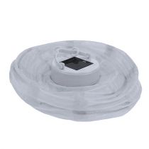 Itens Lanterna LED com energia solar 20cm branca