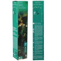 Itens Luzes solares para exterior LED haste luz branco quente 70 cm 3 unidades