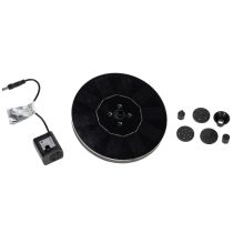 Itens Bomba solar para lagos de jardim, fonte decorativa flutuante com LED, 16 cm