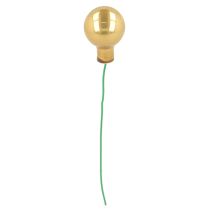 Itens Mini enfeites de Natal em arame, frutinhas espelhadas, brilhantes, 20 mm, 140 peças
