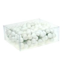 Itens Bagas espelhadas Ø2cm brancas mate, brilhantes 140 peças