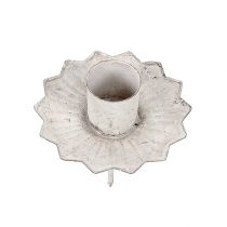 Itens Castiçal cônico para colar Ø7cm creme 4 peças