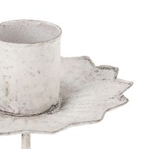 Itens Castiçal cônico para colar Ø7cm creme 4 peças