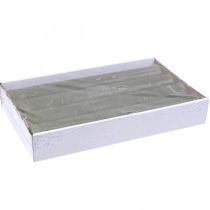 Itens Velas cor sólida verde azeitona em bastão 34×240mm 4 un